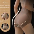thumbnail image 2 of Pantalones moldeadores de cintura alta sin costuras con efecto contracción de abdomen y cadera, pantalones moldeadores de abdomen de talla grande para posparto, ropa interior ligera y, 2 of 6