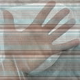 thumbnail image 3 of Aqua Tulle Curtains with Rod Pocket, Horizontal Stripes Lines Vintage Grunge Style Ocean Seem Pattern Image, Sheer Drape for Wedding Party 2 Panels, 7 Sizes, Seafoam Umber and White, by Ambesonne, 3 of 3