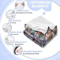 thumbnail image 4 of Custom Blanket with Photos/Text, Personalized Customized Picture Throw Blanket for Family Friend Christmas Halloween Birthday Wedding Customized Gifts for Women Men, 4 of 6