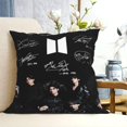 thumbnail image 6 of Pillow Covers Square Soft Pillowcase Cushion Cover for Music Lovers Home Decor Ei22 16"X16", 6 of 6