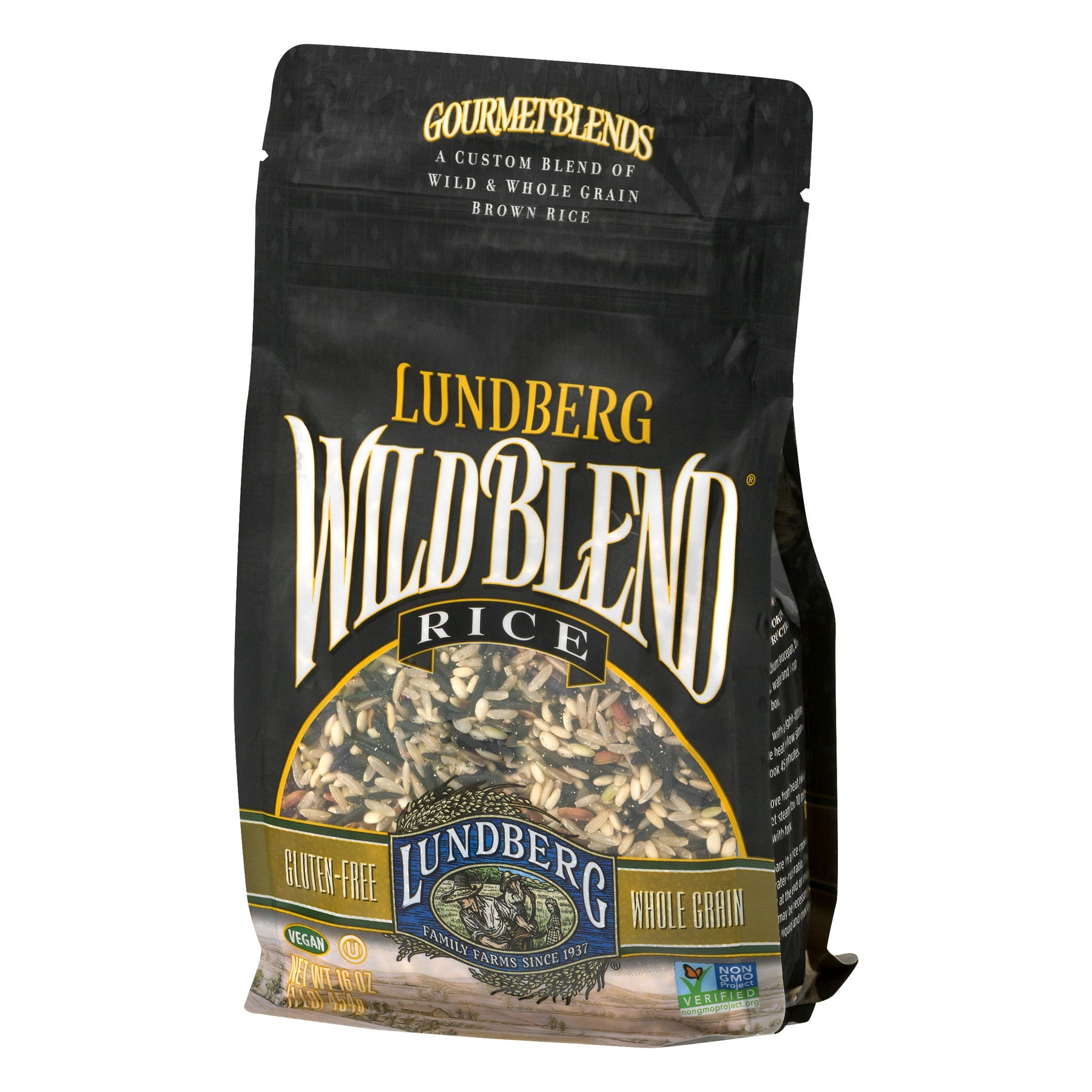 Lundberg Family Farms Gourmet Blends Wild Blend Rice 16 Oz Walmart Com Walmart Com