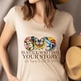 thumbnail image 4 of God Is Still Writing Your Story Christian T-Shirt Faith Graphic Tee, Maroon, Size L, 4 of 6