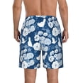 thumbnail image 3 of Naloa Rose Flowers Men's Beach Shorts, Surfing shorts, Swim trunks, Quick Dry Swim Trunks for Surfing Beach Fun - X-Large, 3 of 9