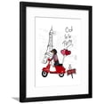 thumbnail image 1 of Dachshund In Paris, Animals Transportation Framed Art Print Wall Art by Fab Funky Sold by Art.Com, 1 of 5