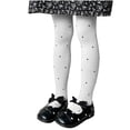 thumbnail image 2 of BRGZLK Girl's Polka Dots Tights Toddler Girl Cute High-Waist Yoga Leggings Pantyhose Stocking Kids Feeling Fitted Breathable Casual Long Pants White 1-2 Years, 2 of 6