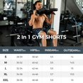 thumbnail image 6 of NIMENJOJA Mens 5.5 Inch Gym Running Shorts 2 in 1 Quick Dry Workout Athletic Compression Shorts, 6 of 6