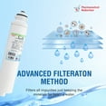 thumbnail image 6 of SGF-LGFR06 Rx Pharmaceutical Replacement for LG M7251242FR-06 Refrigerators Water Filters(1 Pack), 6 of 7