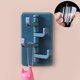 thumbnail image 5 of Wall Mount Towel Holder Four Claw Hook Office Use Blue Plastic Rotating Hanging 4Pcs, 5 of 5