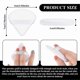 thumbnail image 2 of 12-Pack Triangle Powder Puffs for Makeup Application, Soft Cosmetic Sponges for Loose Mineral Foundation, Wet or Dry Use, 2 of 5