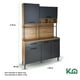 thumbnail image 5 of Alacena Organizador Rack Multiusos KingsHouse Gabinete Despensero 210cm cafe, 5 of 7