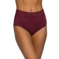 thumbnail image 5 of Felina | High Waisted Modal Stretch Brief | Lace Trim | 5-Pack | Full Coverage (Orchid Ocean, Medium), 5 of 6