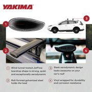 YAKIMA 60 Inch Steel CoreBar Aerodynamic Roof Rack Crossbars, Set of 2