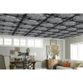 thumbnail image 5 of Dundee Deco's Rustic Antique Silver Floral Glue Up/Drop In Ceiling Panels, 2 ft. X 2 ft. (4 sq ft.) each, 5 of 5