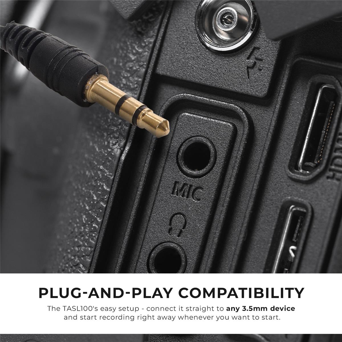 Turnstile Audio Station Series TASL100 Omnidirectional Lavalier Microphone 5-PACK