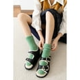 thumbnail image 5 of iHPH7 Women's Fuzzy Socks Plush Socks Sleeping Socks for Women Crew Thick Crew Socks Women Warm Fuzzy Socks Soft Socks Green One Size, 5 of 7