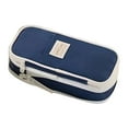 thumbnail image 5 of Dujiujun Large Capacity Pencil Case with Grid Pocket Expandable Bottom Durable Oxford Material Pen Storage Pouch, 5 of 8
