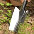 thumbnail image 4 of Heavy Duty Garden Trowel, Full Stainless Steel Hand Shovel with Depth Scale for Weeding & Digging, Ergonomic Rust-Proof Metal Transplanter Tool for Vegetables, 1 Pack, 4 of 8