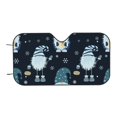 thumbnail image 7 of Balery Gnome and Snowflakes Print Car Windshield Sun Shade,Windshield Sunshade for Car Pickup Truck SUV Accessories-Small, 7 of 7