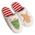 thumbnail image 2 of Peludas Árboles Navidad Parejas Suaves Lindas Lujo Cómodas Antideslizantes para Interior, 2 of 9