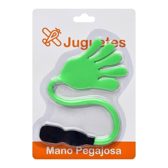 Mano Pegajosa Prichos Verde Fluorescente
