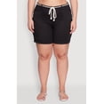thumbnail image 4 of Womens Plus Size Rope Belted Shorts, 4 of 5