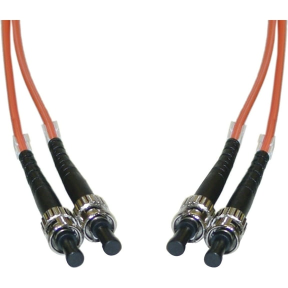 CableWholesale Fiber Optic Cable, ST / ST, Multimode, Duplex, 62.5/125, 5 meter (16.5 foot)