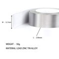 thumbnail image 1 of Weighted Golf Club Lead Tape Lead Sheet Self-Adhesion Various Styles To Add Swing Weight For Golf Club Tennis Racket Iron Putter 1pcs 50g lead tape, 1 of 3