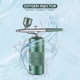 thumbnail image 2 of Oxygen Injector Mini Air Compressor Kit Air-Brush Paint Spray Gun Airbrush For Nail Art Tattoo Craft Cake Nano Fog Mist Sprayer, 2 of 4