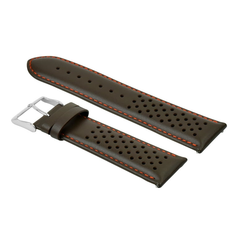 Tag heuer perforated leather strap deals