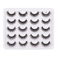 thumbnail image 1 of Xihbxyly Pestañas Postizas Naturales, Lujosas y Gruesas, Suaves, de Imitación de Visón, Fáciles de Aplicar y Personalizar, Perfectas para Fiestas y Bodas, Ideales para Amantes Del Maquillaje, Incluye, 1 of 2