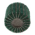 thumbnail image 2 of 6mm Vástago 25mm-50mm Interleaf Rueda de Lijar Fibra Cabezal de Esmerilado Cabezal de Limpieza Pulido Muela de Pulido para Metal - 60 × 50 × 6 mm con grano 60 × 50 × 6 mm con grano verde Baoblaze Rueda de pulido de fibra de nylon, 2 of 8