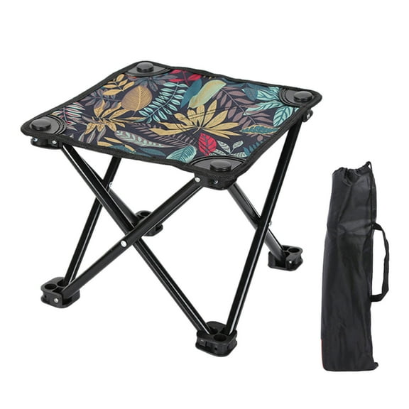 LLDYYDS Camping Stool Portable Foldable Footstool Recliner Foot Rest for Park Garden Beach