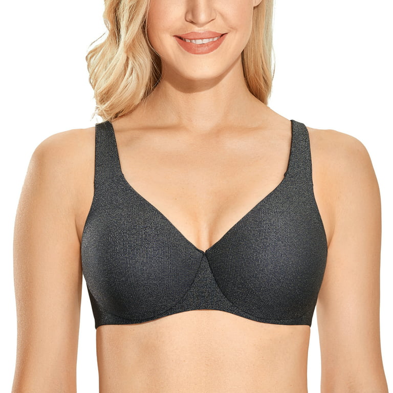 AISILIN Women's Seamless Bra Full Coverage Plus Size Unlined Cup