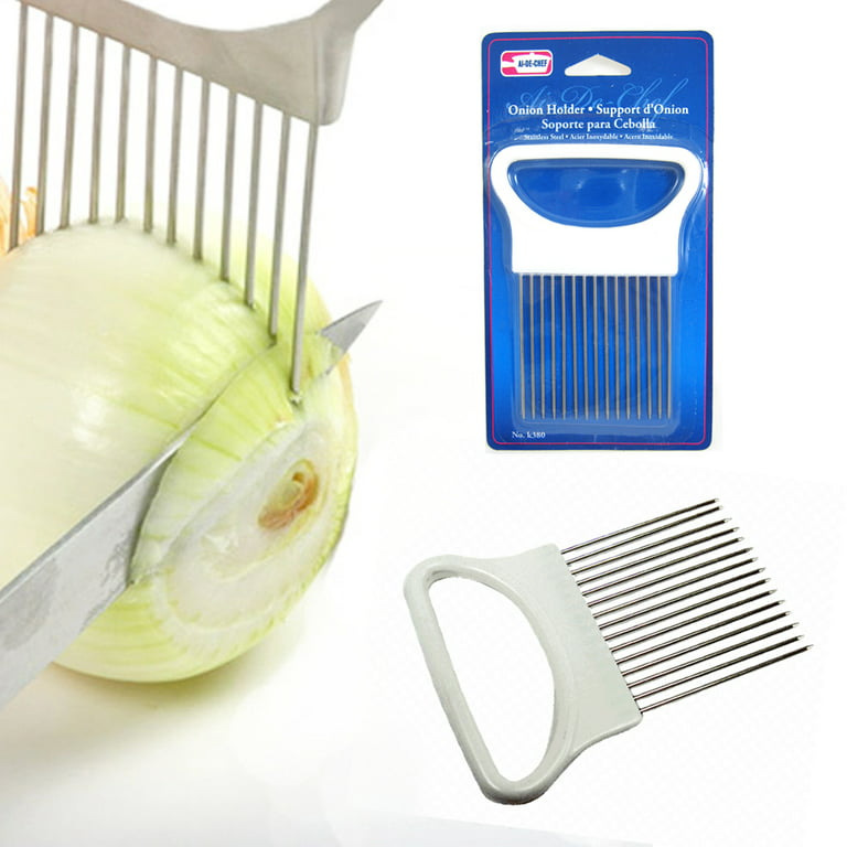 1-2pc Onion Holder Slicer Vegetable Tomato Holder Slicer Cutter Cooking  Tool