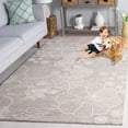 thumbnail image 3 of SAFAVIEH Jardin Lucetta Floral Area Rug, Grey/Ivory, 5' x 8', 3 of 8
