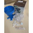 thumbnail image 3 of 6 Shot Glass Dispenser with Game Dice and Cleaning Brush (Blue), 3 of 7