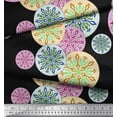 thumbnail image 2 of Soimoi Polyester Crepe Fabric Mandala Ethnic Printed Craft Fabric by The Yard 52 Inch Wide, 2 of 3