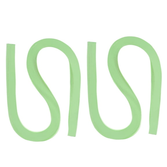 240pcs Quilling Strips Paper 5mm 54cm Origami Paper Quilling Strip for Art DIY Craft Christmas, Light Green