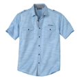 thumbnail image 1 of Atlas For Men - Camisa de Rayas de Algodón Verano para Hombre (Azul), 1 of 3