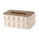thumbnail image 4 of Servilletero decorativo moderno, caja organizadora de pañuelos rectangular para hotel Blanco, 4 of 7