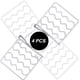 thumbnail image 2 of 4 estantes divisores de compartimentos sin perforaciones, gris * 2 + blanco * 2 Adepaton MZQ-0224, 2 of 6