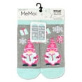 thumbnail image 2 of MeMoi Women's No Place Like Gnome For The Holidays Low-Cut Non-Skid Socks - Mens - Male, 2 of 6