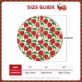 thumbnail image 2 of Haiem Rose Flowers Pattern Christmas Tree Skirt Merry Christmas Party Christmas Tree Decoration,New Year Decorations-36", 2 of 6