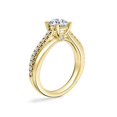 thumbnail image 3 of 0.70 Carat Brilliant Round Cut Natural Diamond Solitaire with Accents Beautiful Ring for Engagement Solid 18K Yellow Gold Size 9, 3 of 8