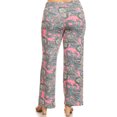 thumbnail image 4 of White Mark Women's Plus Size Paisley Printed Palazzo Pants, 4 of 4