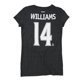 thumbnail image 2 of Reebok Womens LA Kings Williams 14 Graphic T-Shirt blkheathered M, 2 of 2