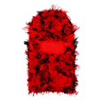 thumbnail image 3 of TELOLY Unisex Distressed Balaclava Knitted Full Face Ski Mask Winter Windproof Neck Warmer for Men Women (Red&Black), 3 of 7