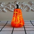 thumbnail image 4 of Halloween Pumpkin Lantern Pumpkin Lighting Tea Light JackO'Lanterns for Halloween Decorations (Flat), 4 of 6
