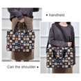 thumbnail image 6 of FORMRS 16" Laptop Bag Carrying Sleeve Case with Handle Travel Shoulder Briefcase, Blue Circle Mosaic, 6 of 8