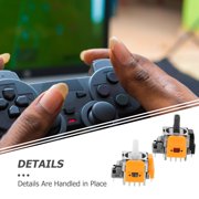 MLINS 2pcs Hall-Effect Joysticks Replacement Compatible with DualSense Controller 3D Analog Sensor Wheel Thumb Sticks Rocker Module Replacement Compatible with PlayStation 5 Controller